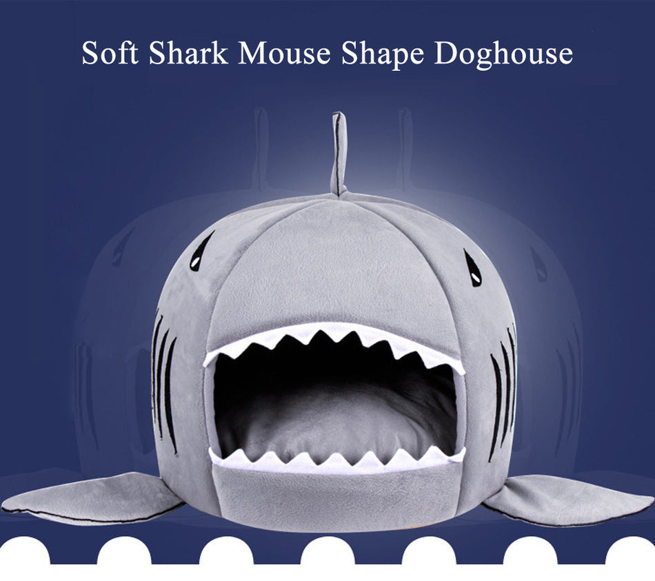 WARM COZY SHARK CAT HOUSE