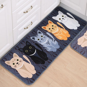 CUTE CAT ANTI SLIP DOORMATS