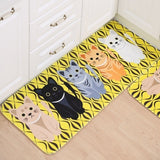 CUTE CAT ANTI SLIP DOORMATS