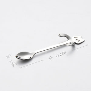 STAINLESS STEEL CAT TEASPOONS