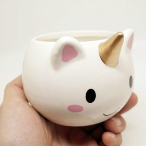 Creative 3D Hand - painted Ceramic Cute Unicorn Mug