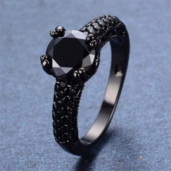 Vintage Black Sapphire and Diamond Ring, Estate Dark Sapphire Ring, Estate  Sapphire and Diamond 10k Ring, Gold Ring Size … | Black sapphire, Dark  sapphire, Sapphire