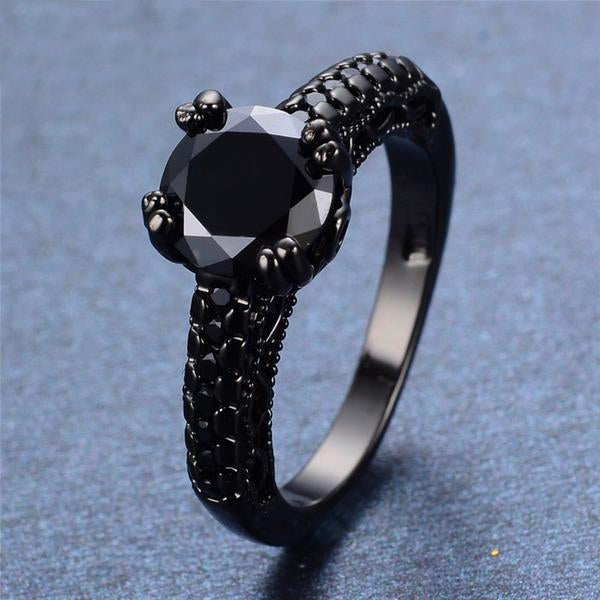 Vintage Black Sapphire Ring