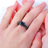 Vintage Black Sapphire Ring