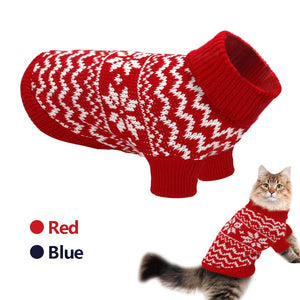 KNITTED TURTLENECK PET JUMPER