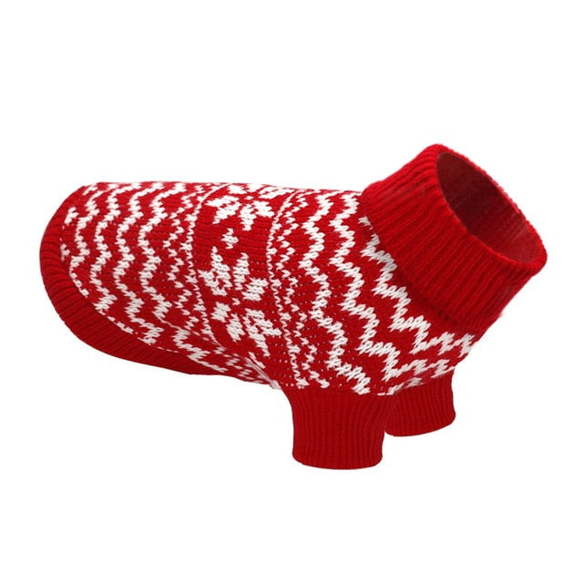 KNITTED TURTLENECK PET JUMPER