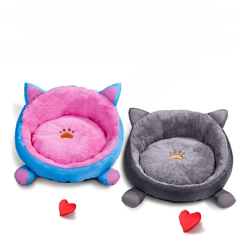 COMFORTABLE VELVET PET BED