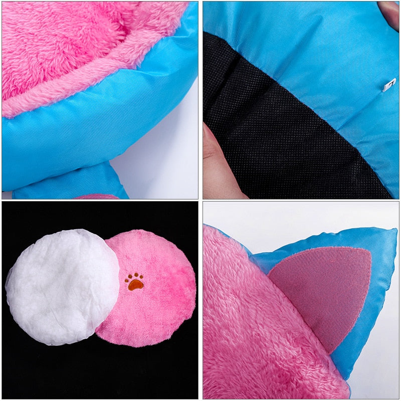 COMFORTABLE VELVET PET BED