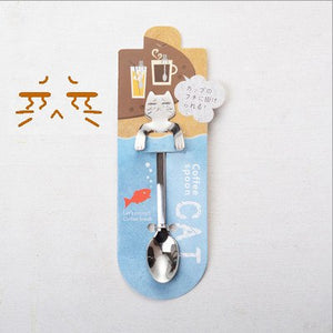 STAINLESS STEEL CAT TEASPOONS