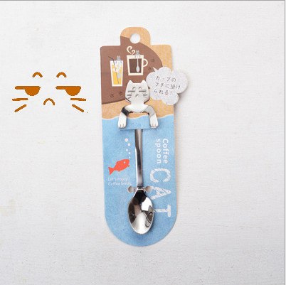 STAINLESS STEEL CAT TEASPOONS