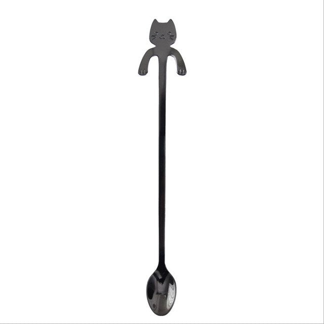 STAINLESS STEEL CAT TEASPOONS