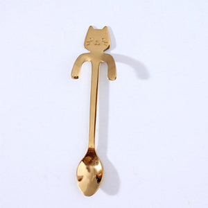 STAINLESS STEEL CAT TEASPOONS