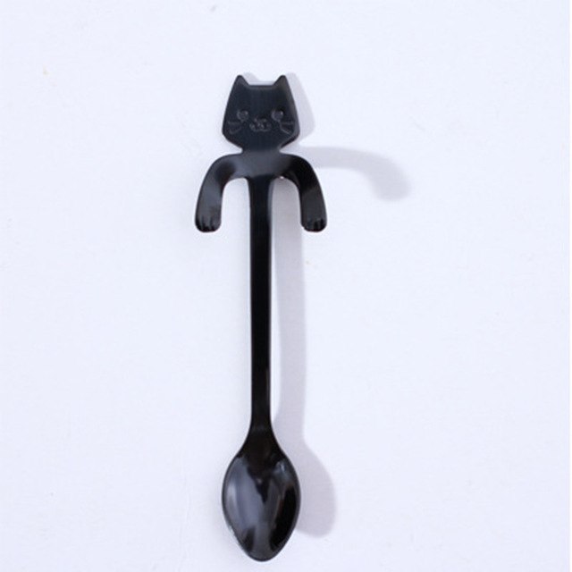 STAINLESS STEEL CAT TEASPOONS