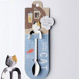 STAINLESS STEEL CAT TEASPOONS