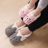 CUTE FLUFFY CAT PLUSH SLIPPERS FOR KIDS AND ADULTS