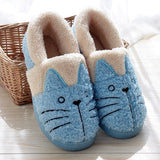 CUTE FLUFFY CAT PLUSH SLIPPERS FOR KIDS AND ADULTS