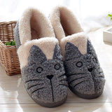 CUTE FLUFFY CAT PLUSH SLIPPERS FOR KIDS AND ADULTS