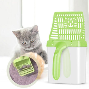 USEFUL CAT LITTER SHOVEL & WASTE BAGS