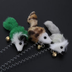 FREE-MOVING PLUSH ANIMAL CAT TOYS - 3PCS