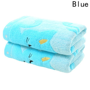 BAMBOO FIBER KITTEN HAND TOWELS